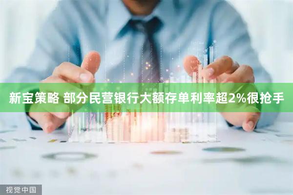 新宝策略 部分民营银行大额存单利率超2%很抢手